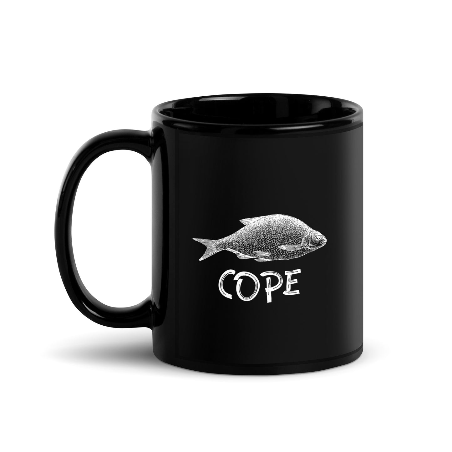 Kafijas krūze COPE melna - Kreklu Bode