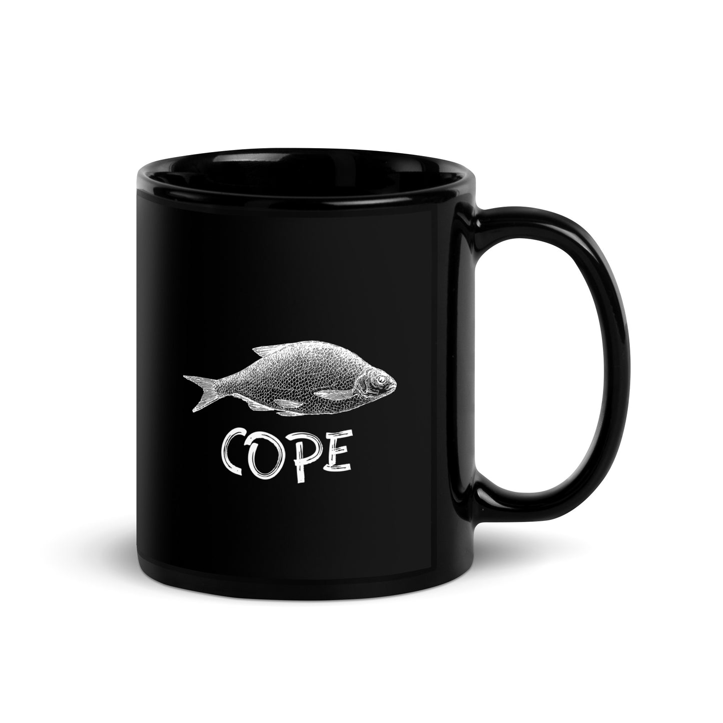 Kafijas krūze COPE melna - Kreklu Bode