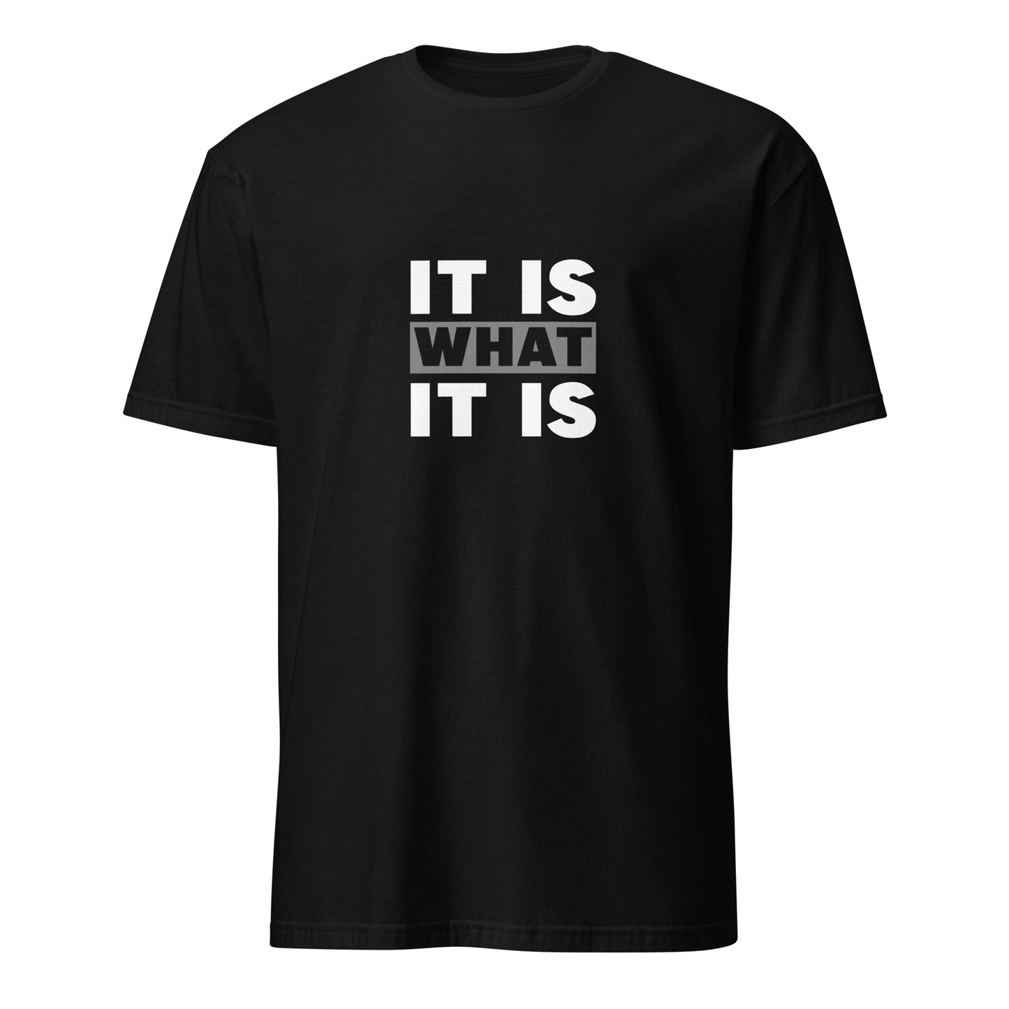 T-krekls IT IS WHAT IT IS - Kreklu Bode