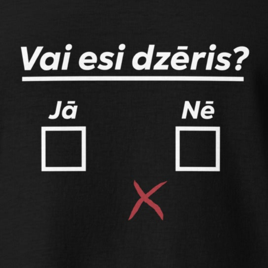Hūdijs Vai esi dzēris? - Kreklu Bode