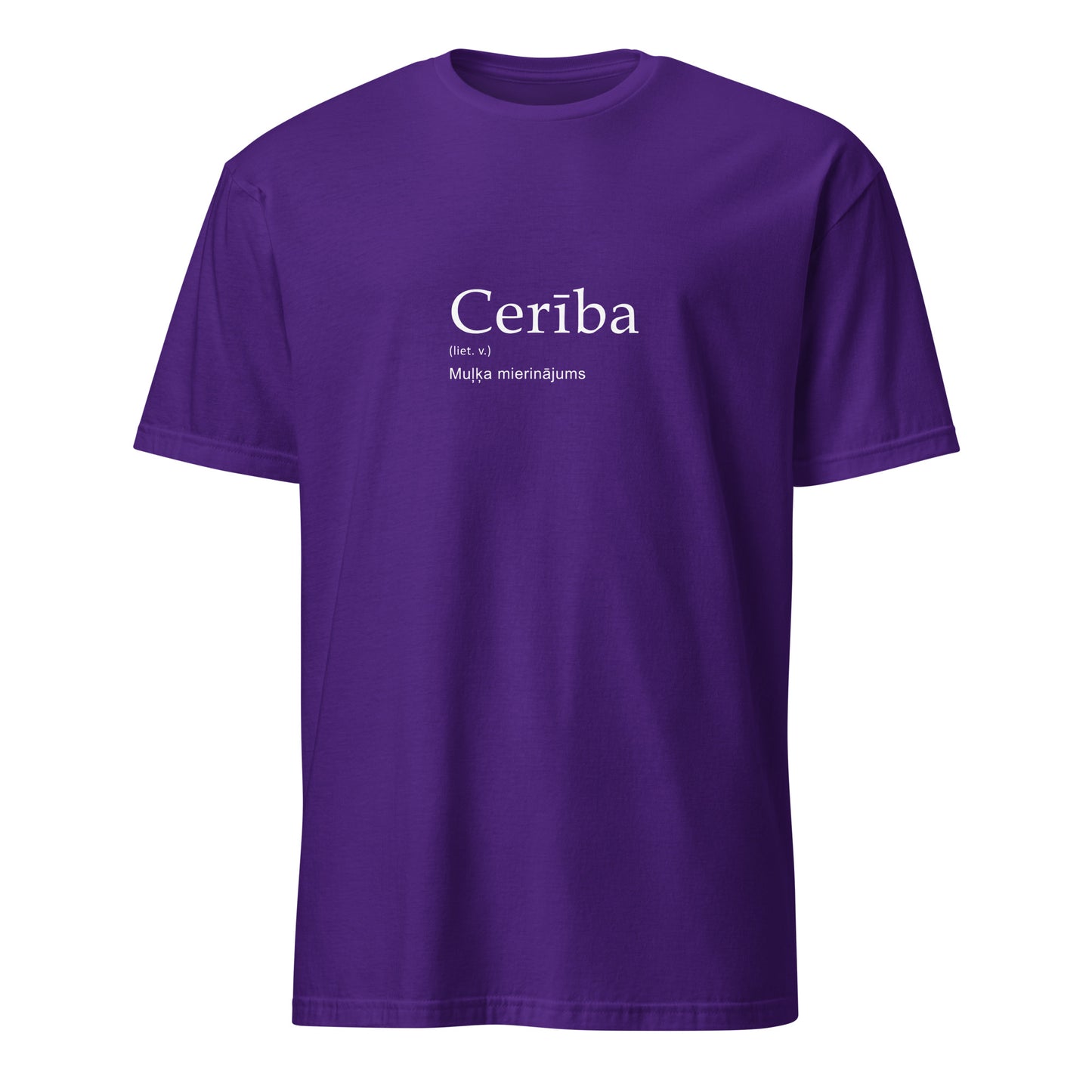 T-krekls Cerība - Muļķa mierinājums - Kreklu Bode