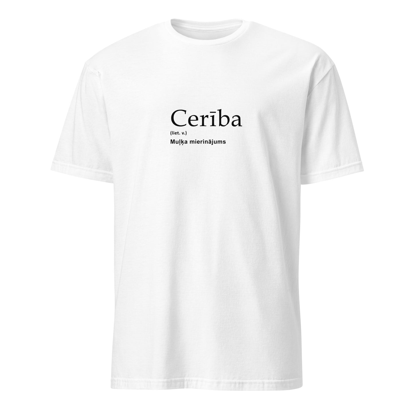 T-krekls Cerība - Muļķa mierinājums - Kreklu Bode