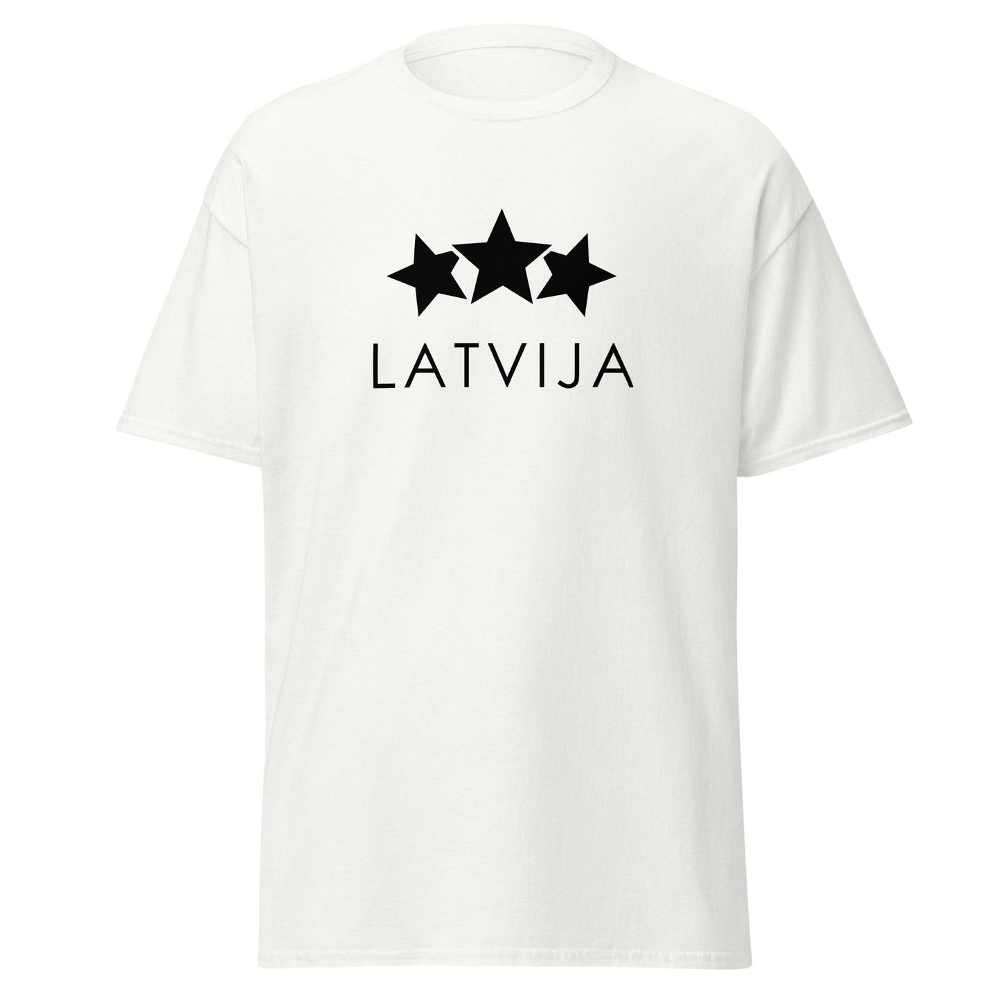 T-krekls Latvija - TRĪS ZVAIGZNES - Kreklu Bode
