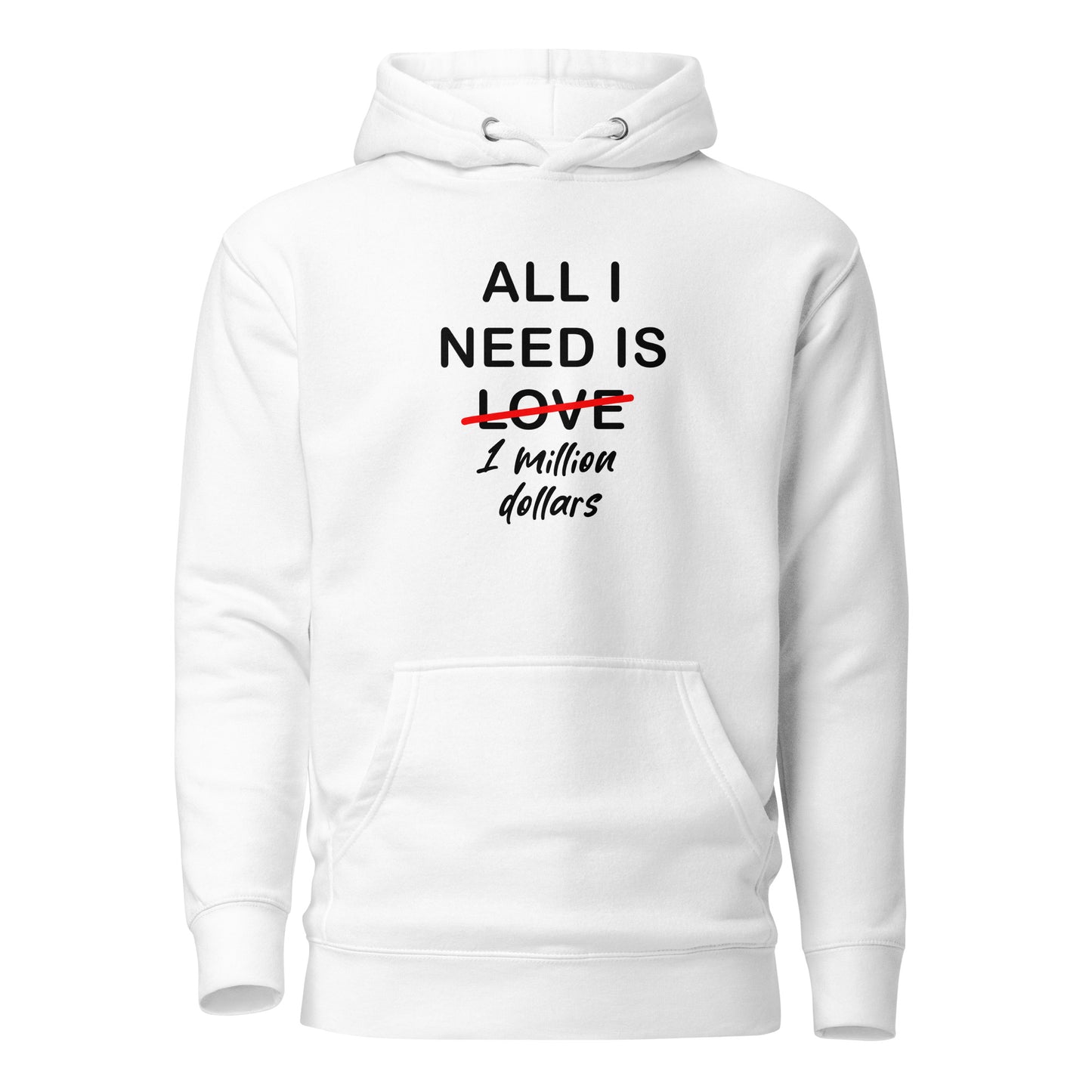 Hūdijs All I need is 1 million dollars - Kreklu Bode