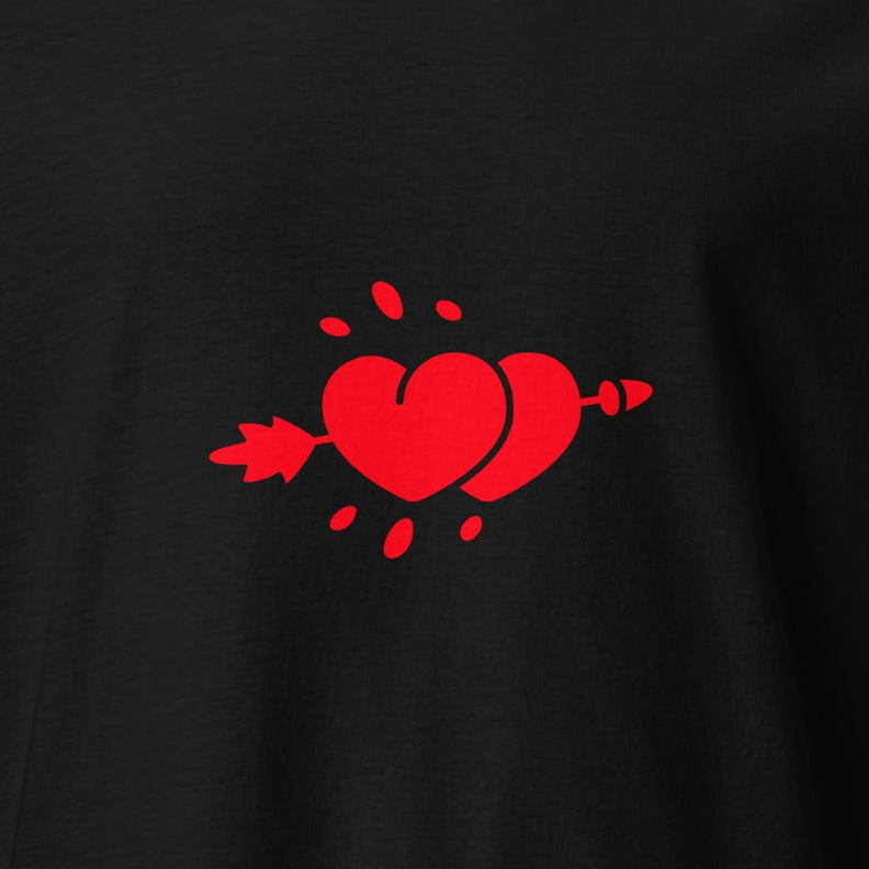 T-krekls Divas sirdis