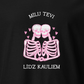 T-krekls Mīlu Tevi līdz kauliem