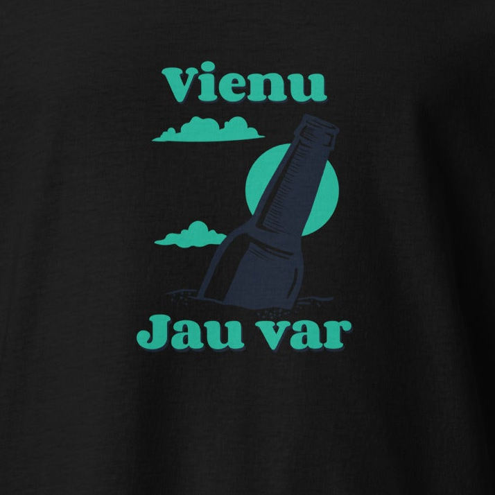 T-krekls Vienu jau var