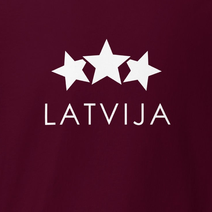 T-krekls Latvija - TRĪS ZVAIGZNES